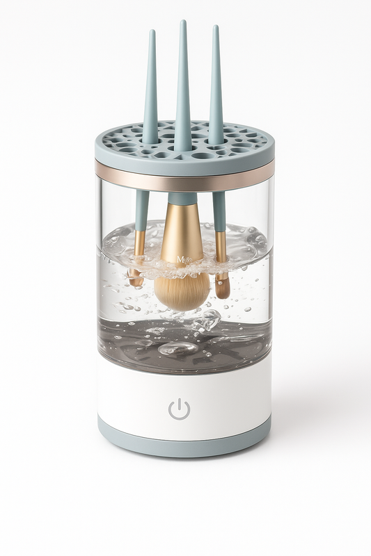 מכונת ניקוי חשמלית למברשות איפור USB ⚡💄