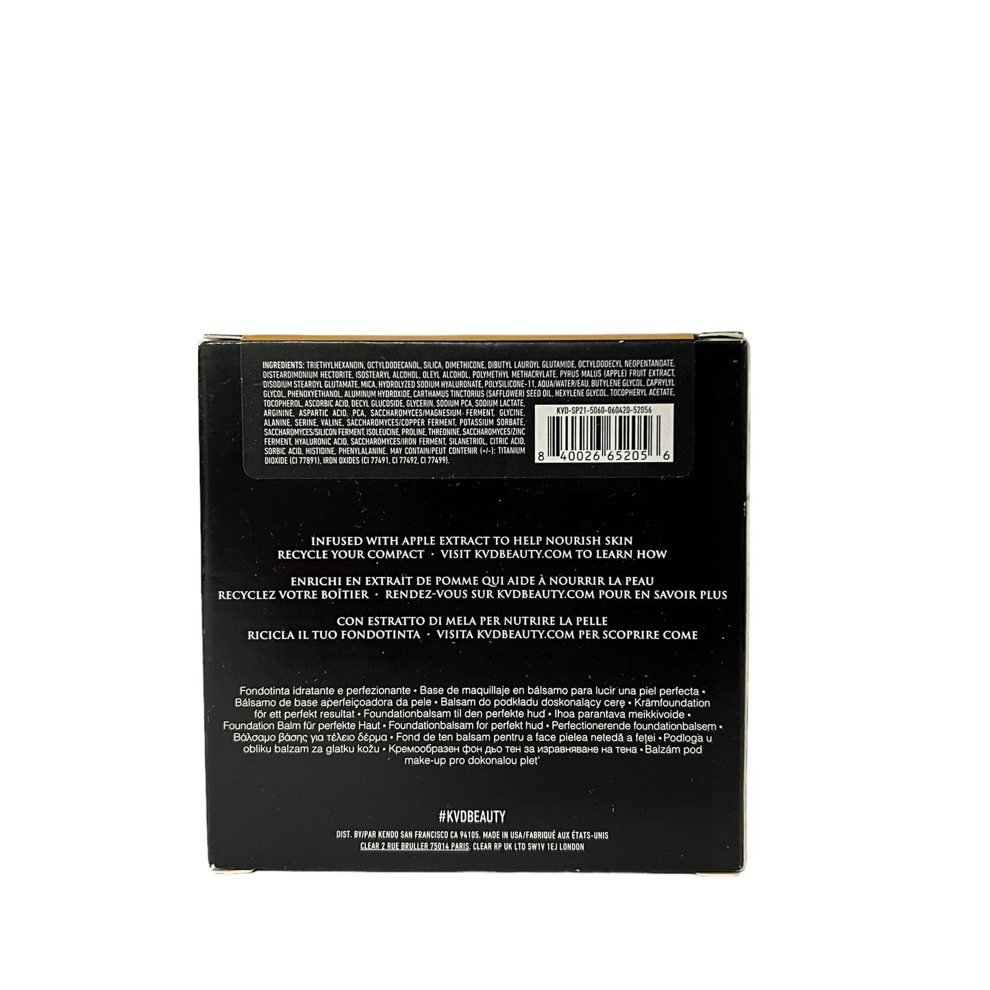 Kat Von D Good Apple Skin Reflection Foundation Balm 0.35Oz 042 Medium New