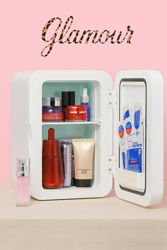 מיני מקרר למוצרי טיפוח וקוסמטיקה – מקרר יוקרתי לאיפור ויופ