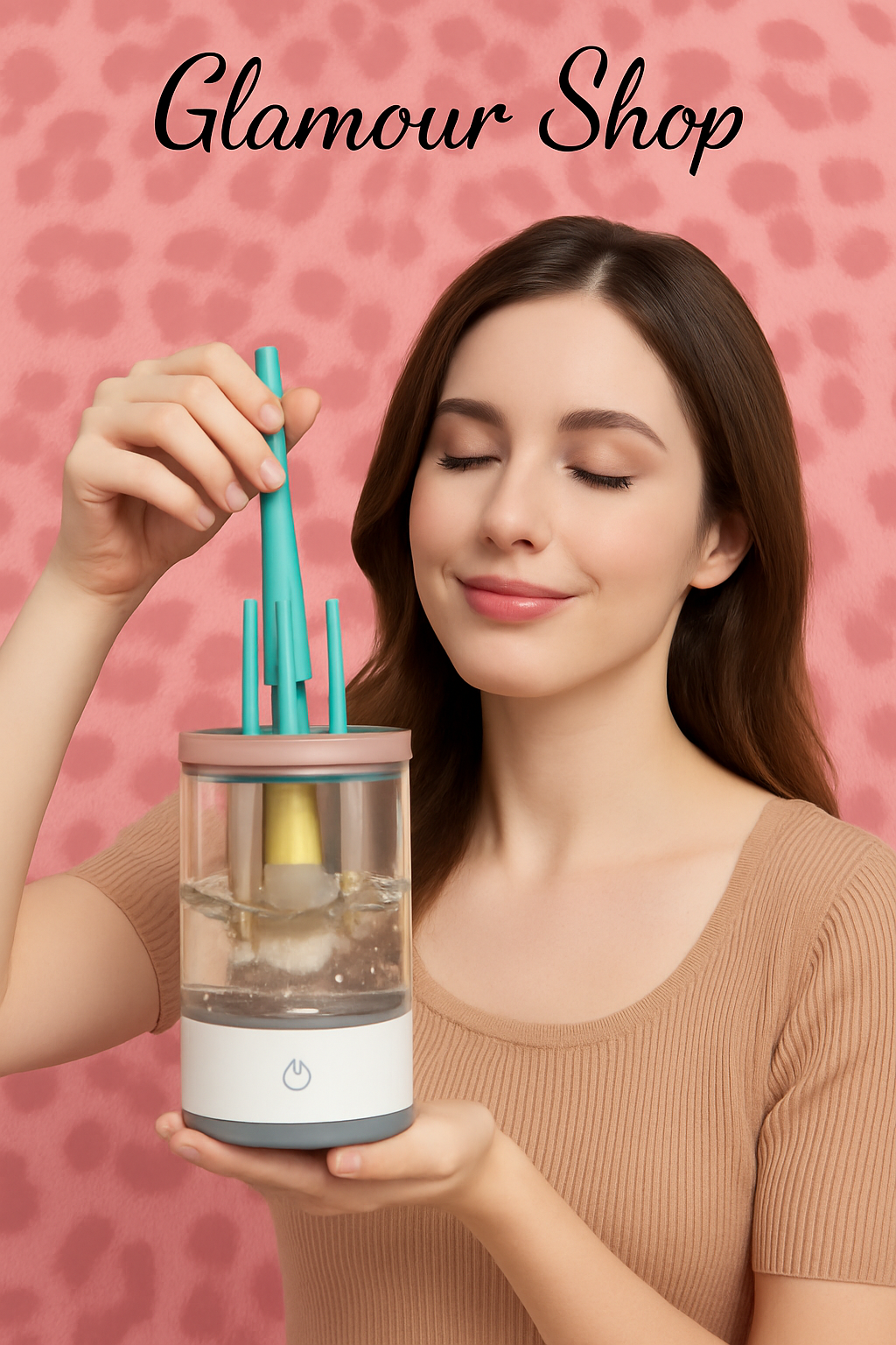 מכונת ניקוי חשמלית למברשות איפור USB ⚡💄